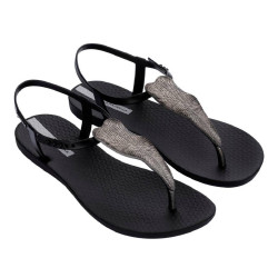 CHANCLAS DE MUJER IPANEMA CLASS FLORA SANDAL FEM BLACK/ONIX/GREY - Querol online