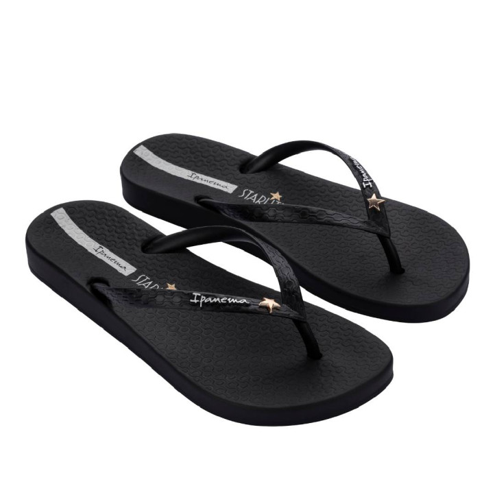 CHANCLAS DE MUJER IPANEMA STARLITE FEM BLACK/GOLD - Querol online