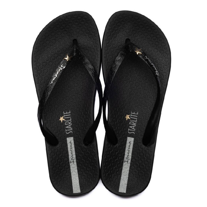 CHANCLAS DE MUJER IPANEMA STARLITE FEM BLACK/GOLD - Querol online