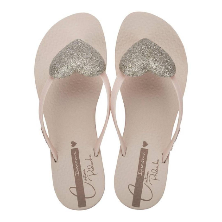 CHANCLAS DE MUJER IPANEMA  CRISTINA PEDROCHE FEM BEIGE/GLITTER BEIGE - Querol online