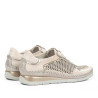 Zapatillas cuña Fluchos sella taupe de estilo deportivo