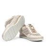 Zapatillas cuña Fluchos sella taupe de estilo deportivo
