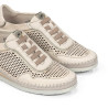 Zapatillas cuña Fluchos sella taupe de estilo deportivo