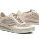 Zapatillas cuña Fluchos sella taupe de estilo deportivo - Querol online