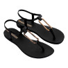 CHANCLAS DE MUJER IPANEMA CLASS MODERN SANDAL FEM BLACK/GOLD