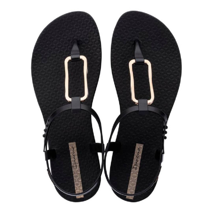 CHANCLAS DE MUJER IPANEMA CLASS MODERN SANDAL FEM BLACK/GOLD - Querol online