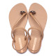 CHANCLAS DE MUJER IPANEMA GLAM RING SANDAL BROWN/ROSE - Querol online
