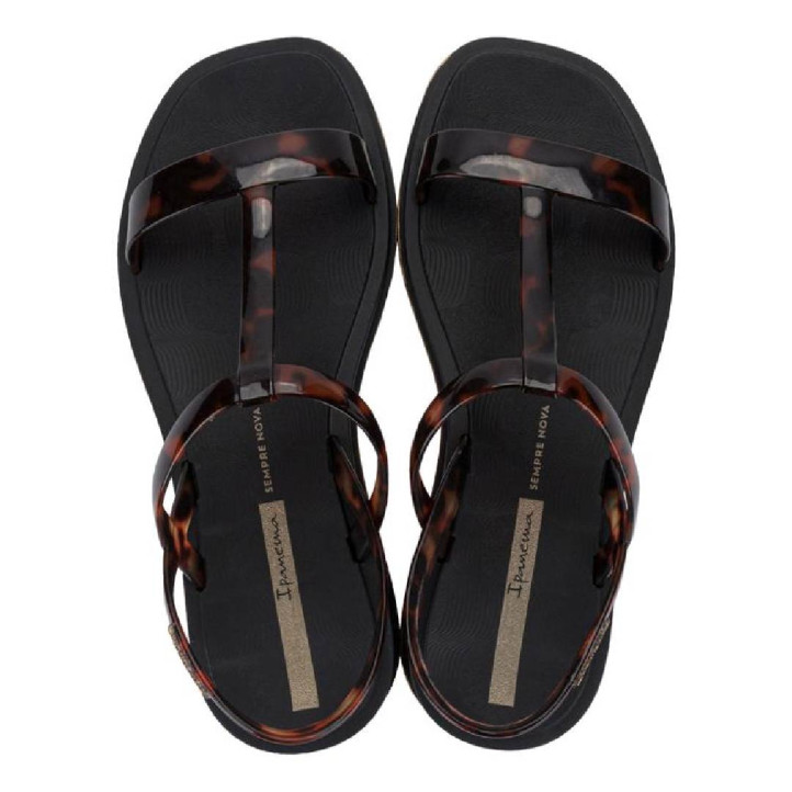 CHANCLAS DE MUJER IPANEMA GLOW TRENDY SAND AD BLACK/TURTLE/GOLD - Querol online