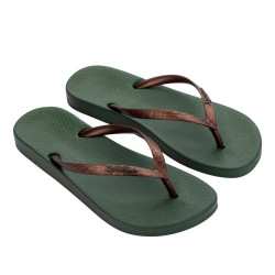 CHANCLAS DE MUJER IPANEMA ANATOMICA TAN FEM GREEN/BRONZE - Querol online