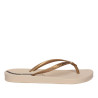 CHANCLAS DE MUJER IPANEMA STARLITE FEM BEIGE/GOLD