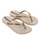 CHANCLAS DE MUJER IPANEMA STARLITE FEM BEIGE/GOLD - Querol online