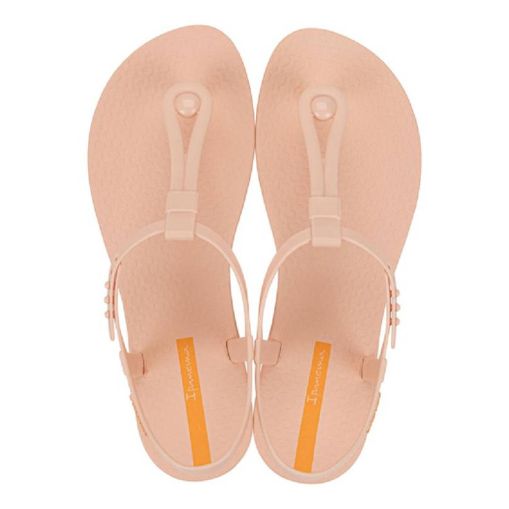 CHANCLAS DE MUJER IPANEMA CLASS SLIM FEM BEIGE/BEIGE/ORANGE - Querol online