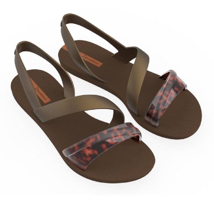 CHANCLAS DE MUJER IPANEMA VIBRANT SANDAL FEM BROWN/TURTLE - Querol online