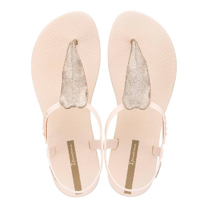 CHANCLAS DE MUJER IPANEMA CLASS FLORA SANDAL FEM BEIGE/GOLD - Querol online
