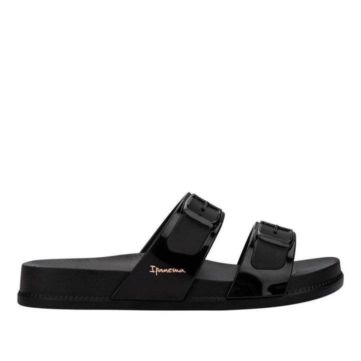 CHANCLAS DE MUJER IPANEMA LEME SLIDE FEM BLACK/BEIGE - Querol online