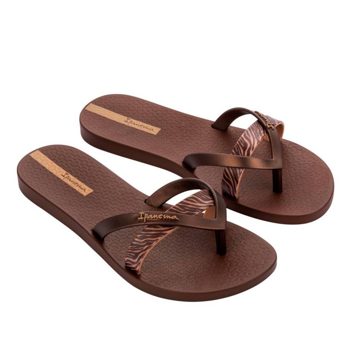CHANCLAS DE MUJER IPANEMA KIREI CHIC FEM BROWN/BRONZE/BEIGE - Querol online