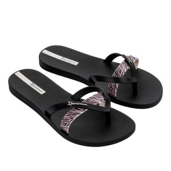 CHANCLAS DE MUJER IPANEMA KIREI CHIC FEM BLACK/LIGHT BEIGE - Querol online