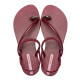 CHANCLAS DE MUJER IPANEMA GLAM RING SANDAL BURGUNDY/ROSE - Querol online