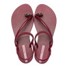 CHANCLAS DE MUJER IPANEMA GLAM RING SANDAL BURGUNDY/ROSE