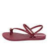 CHANCLAS DE MUJER IPANEMA GLAM RING SANDAL BURGUNDY/ROSE