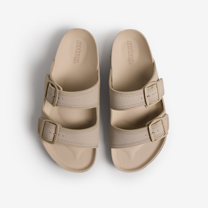 CHANCLAS DE MUJER MUSTANG COZUMEL BEIGE 60188 63276 - Querol online