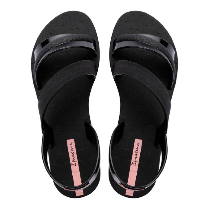CHANCLAS DE MUJER IPANEMA VIBRANT SANDAL FEM BLACK/BLACK/PINK - Querol online