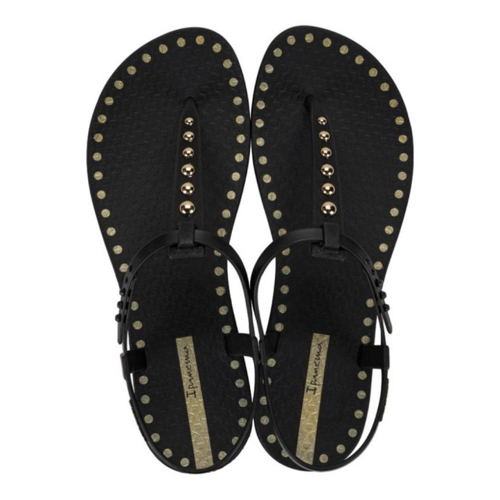 CHANCLAS DE MUJER IPANEMA CLASS DOTS AD BLACK/BLACK/GOLD - Querol online