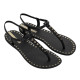 CHANCLAS DE MUJER IPANEMA CLASS DOTS AD BLACK/BLACK/GOLD - Querol online