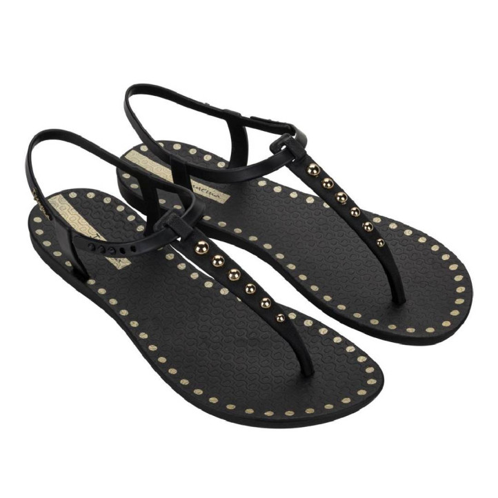 CHANCLAS DE MUJER IPANEMA CLASS DOTS AD BLACK/BLACK/GOLD - Querol online