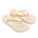 CHANCLAS DE MUJER IPANEMA MESH XI PLAT FEM BEIGE/BEIGE/GOLD - Querol online