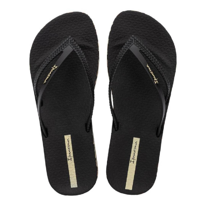 CHANCLAS DE MUJER IPANEMA BOSSA SOFT V FEM BLACK/YELLOW - Querol online