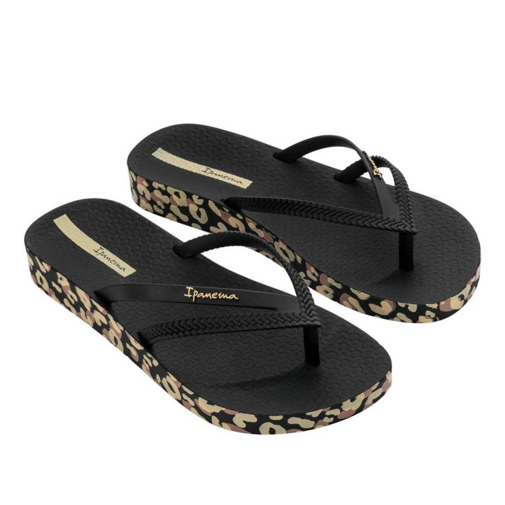 CHANCLAS DE MUJER IPANEMA BOSSA SOFT V FEM BLACK/YELLOW - Querol online
