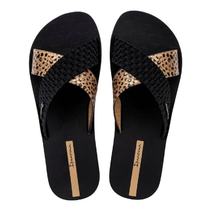 CHANCLAS DE MUJER IPANEMA SENSE SLIDE FEM BLACK/BEIGE - Querol online