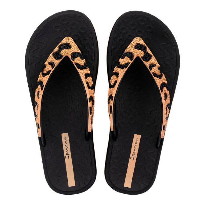 CHANCLAS DE MUJER IPANEMA FESTA FEM BLACK/BLACK/BEIGE - Querol online