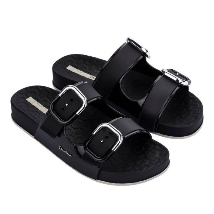 CHANCLAS DE MUJER IPANEMA SHORE SLIDE FEM BLACK/BLACK/BEIGE - Querol online