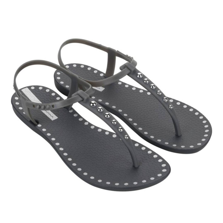 CHANCLAS DE MUJER IPANEMA CLASS DOTS AD DARK GREY/GREY/SILVER - Querol online