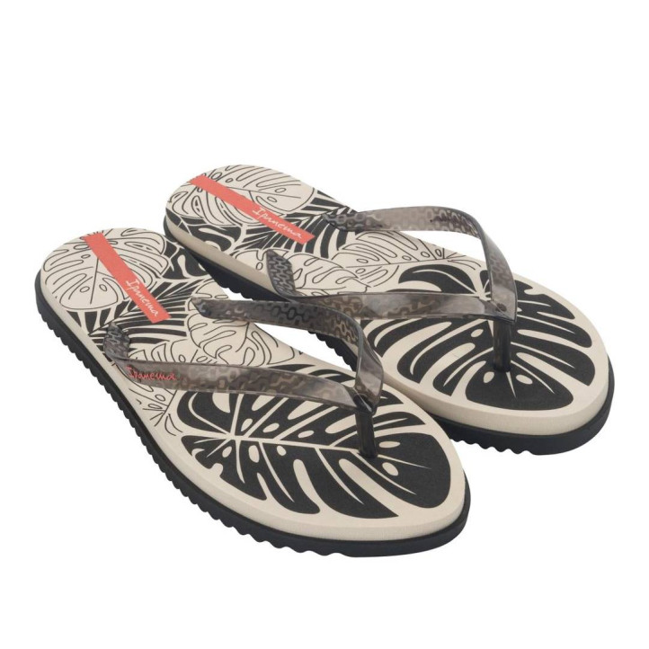 CHANCLAS DE MUJER IPANEMA RIO BLACK/BLACK/BEIGE - Querol online