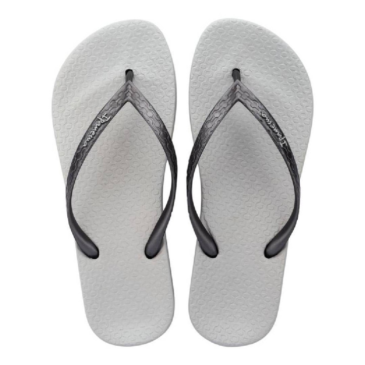 CHANCLAS DE MUJER IPANEMA ANATOMICA TAN FEM CINZA CLARO/PRATA - Querol online