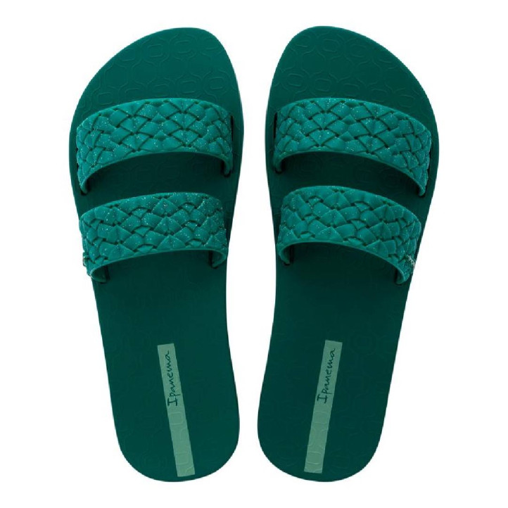 CHANCLAS DE MUJER IPANEMA RENDA II FEM GREEN/DARK GREEN - Querol online
