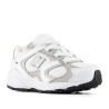 Sabatilles esport New Balance 408 white amb silver unisex