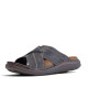 Sandàlies In Blu grises blavoses amb detalls marrons i tires creuades - Querol online