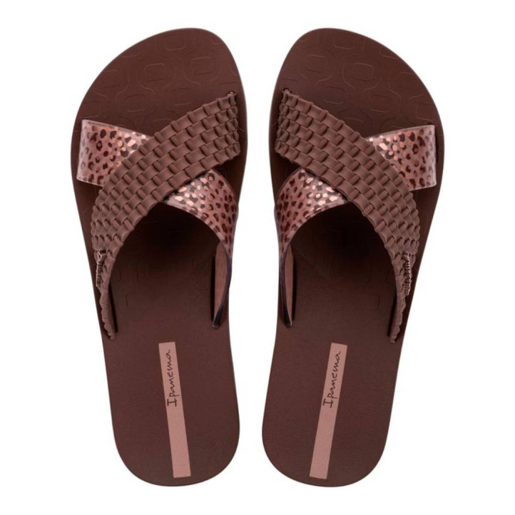 CHANCLAS DE MUJER IPANEMA SENSE SLIDE FEM BROWN/BROWN - Querol online