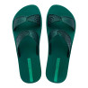 CHANCLAS DE MUJER IPANEMA LINE SLIDE FEM GREEN/METALLIC GREEN