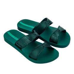 CHANCLAS DE MUJER IPANEMA LINE SLIDE FEM GREEN/METALLIC GREEN - Querol online