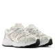 Zapatillas deporte New Balance 408 white con silver metallic y pink niña - Querol online