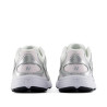 Zapatillas deporte New Balance 408 white con silver metallic y pink niña
