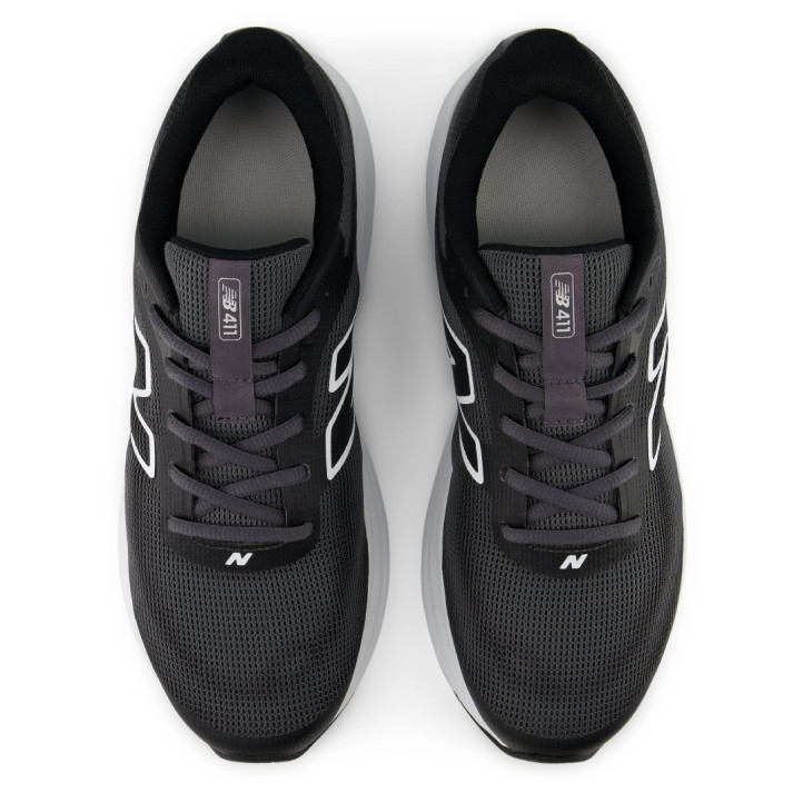 Zapatillas deportivas New Balance 411 v4 Negras Ligeras y Cómodas para hombre - Querol online