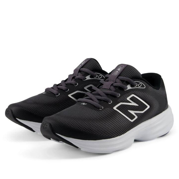 Zapatillas deportivas New Balance 411 V4 negras para mujer - Querol online