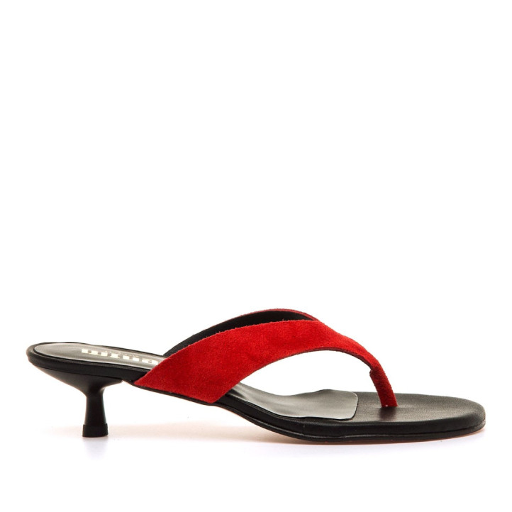 SANDALIAS DE MUJER MUSTANG KITTY ROJO 54142 64463 - Querol online
