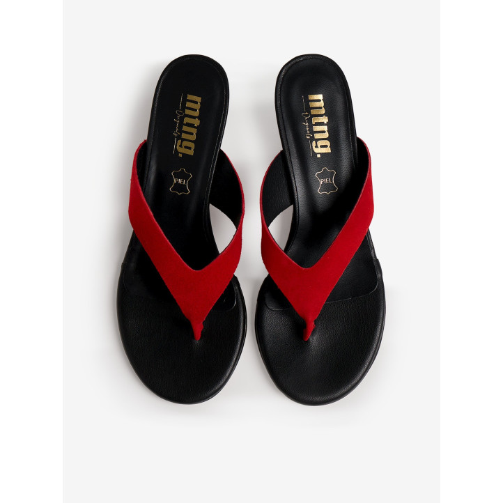 SANDALIAS DE MUJER MUSTANG KITTY ROJO 54142 64463 - Querol online
